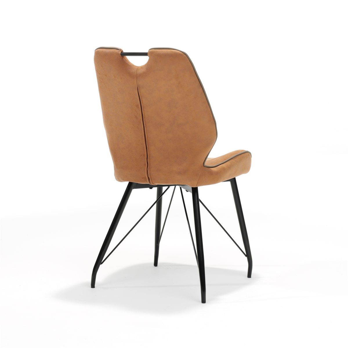 "Chair Penta black fabric Soft Cognac" - Afbeelding 2