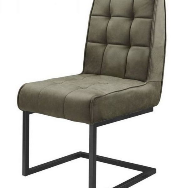 Stoel Patch zwart - Stof Soft Groen