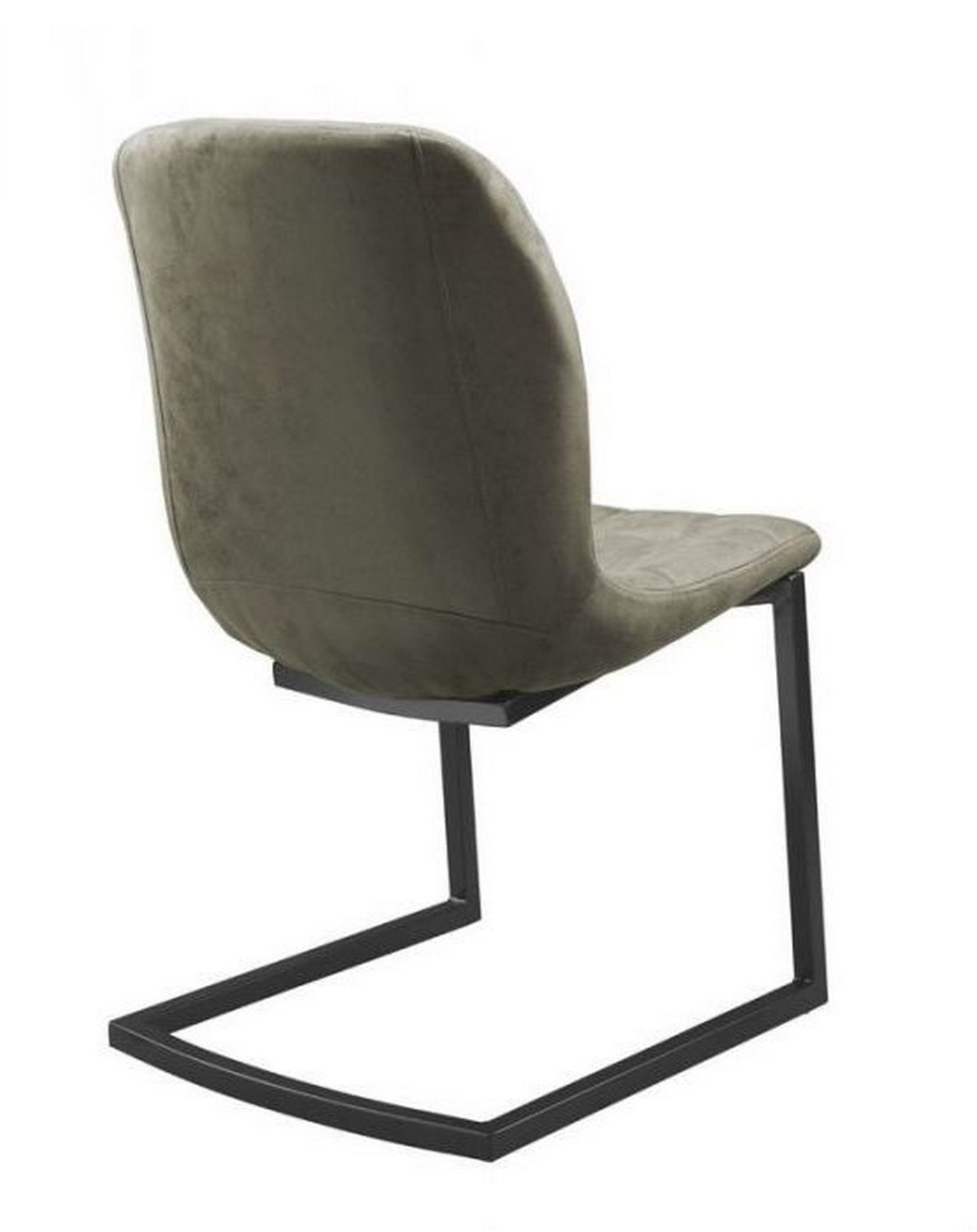 Chair Savannah zwart - Stof Soft Groen - Afbeelding 2