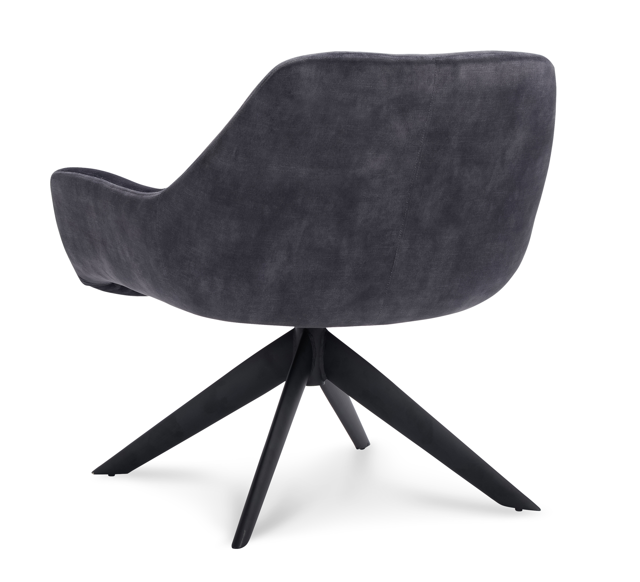 907596-2.jpg Fauteuil Vegas Stof Adore Antraciet 67 Poot Zwart - Afbeelding 3