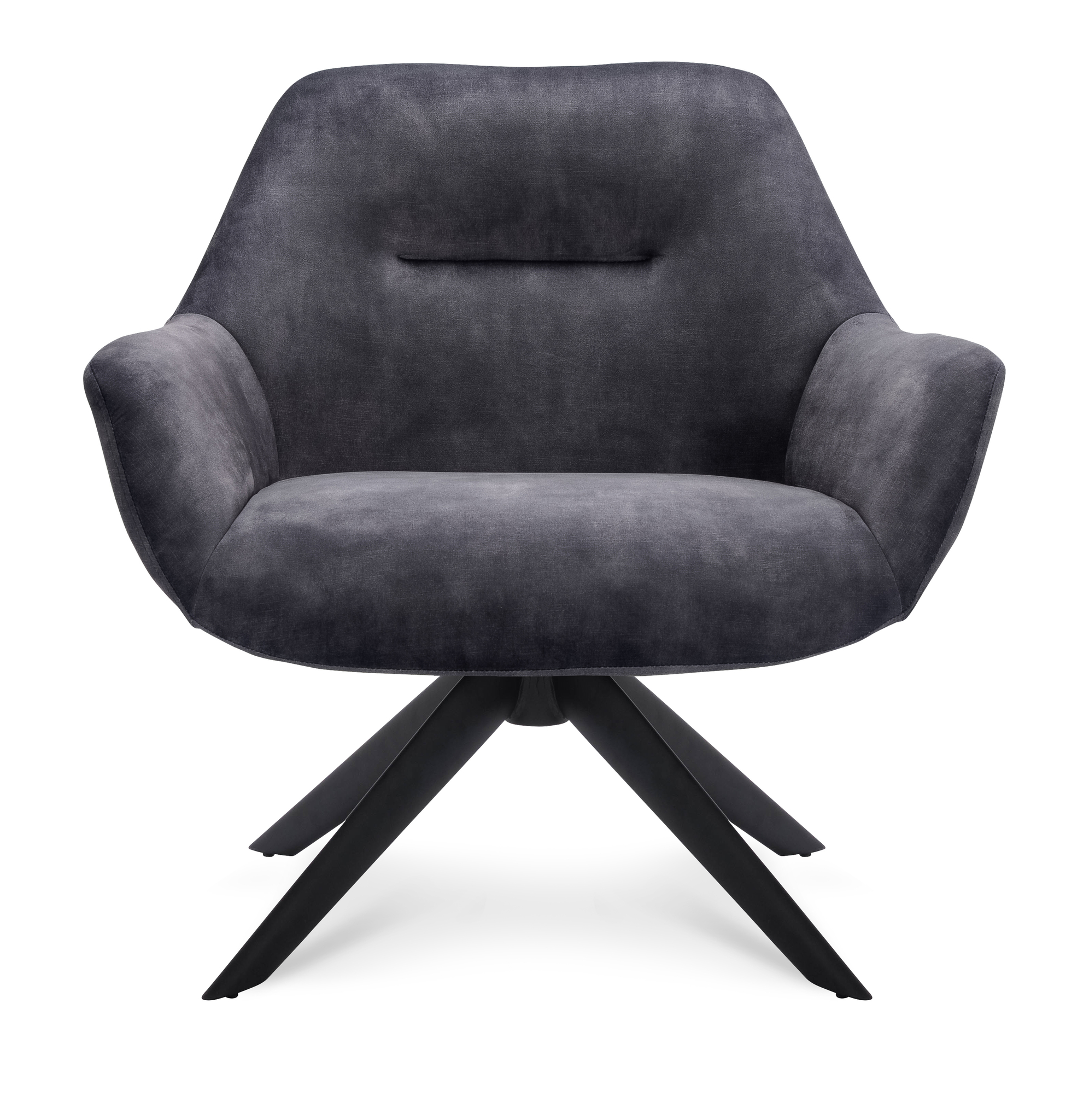 907596-3.jpg Fauteuil Vegas Stof Adore Antraciet 67 Poot Zwart - Afbeelding 4