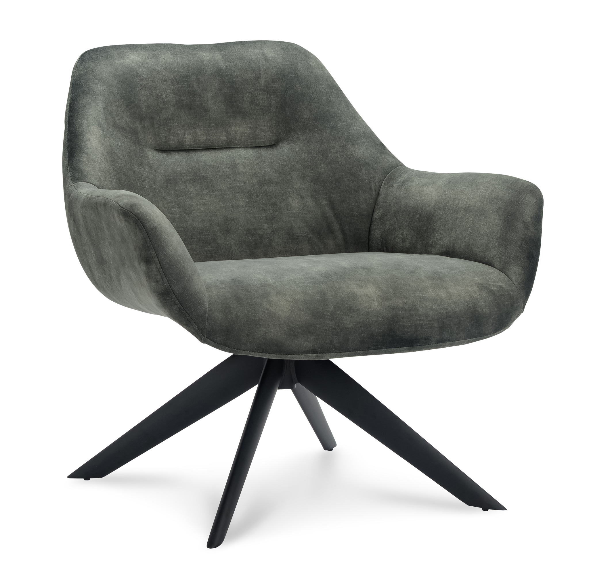 907598-0.jpg Fauteuil Vegas Stof Adore Hunter 156 Poot Zwart - Afbeelding 1