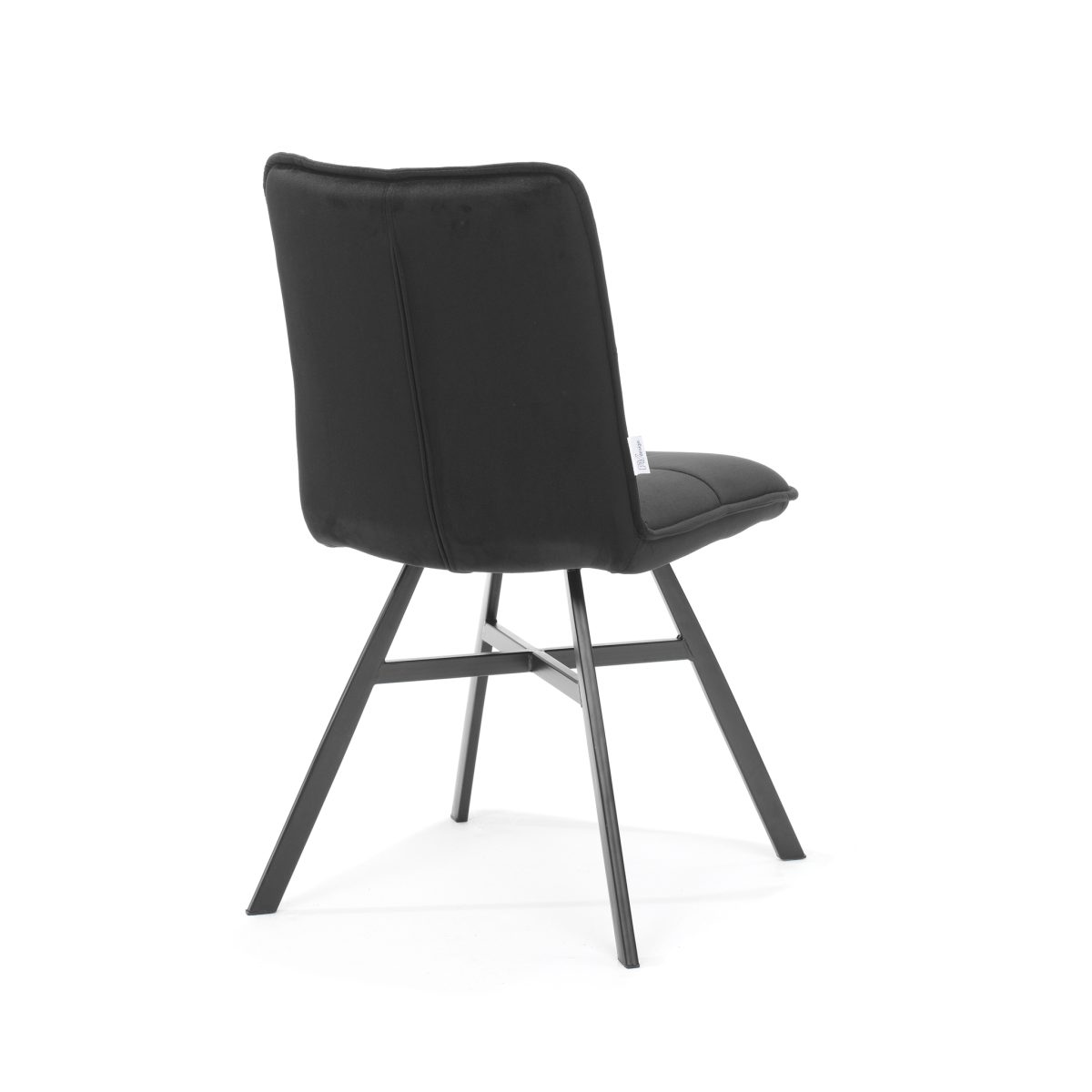 "Chair Ramon black - Fabric Velvet Black" - Afbeelding 2
