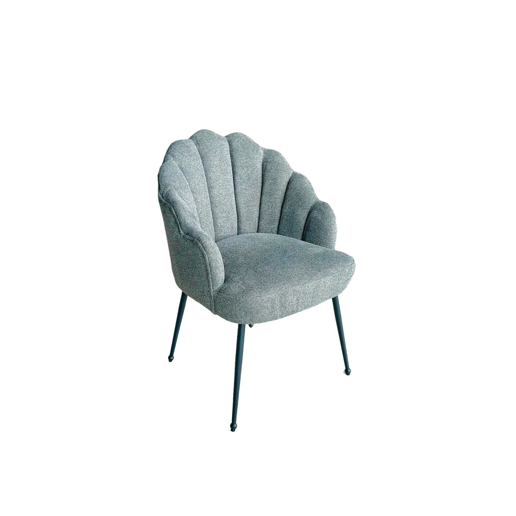 910003177-0.png STOEL ACCENT ZB-5600 ZWARTE POTEN + DONKERGRIJS TEXERE - Afbeelding 1