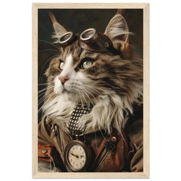 Inlijsting van een mannelijke Maine Coon kat