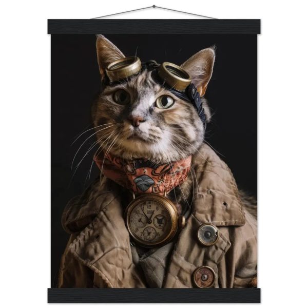 Schoolposter van een vrouwelijke Korat kat