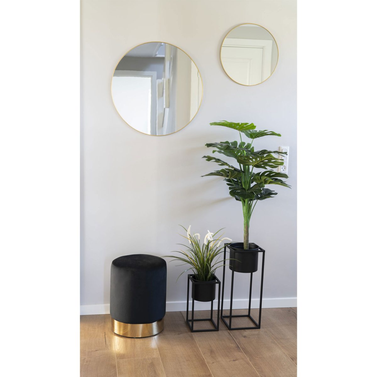 Monstera - kunstplant 90 cm - Afbeelding 4