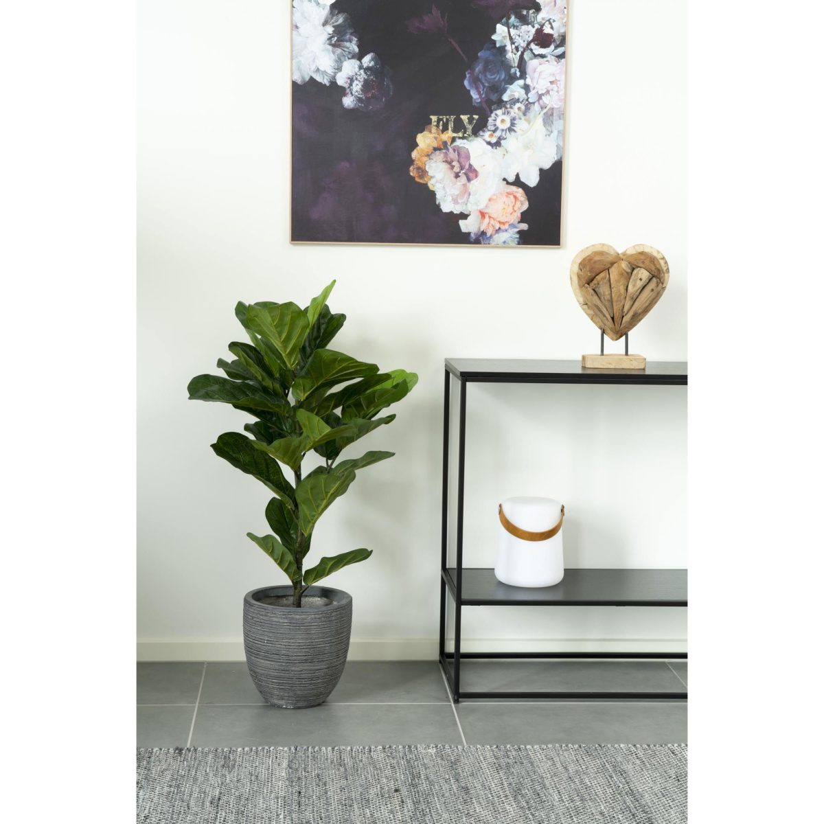 Vioolbladboom - Kunstplant 100 cm - Afbeelding 3