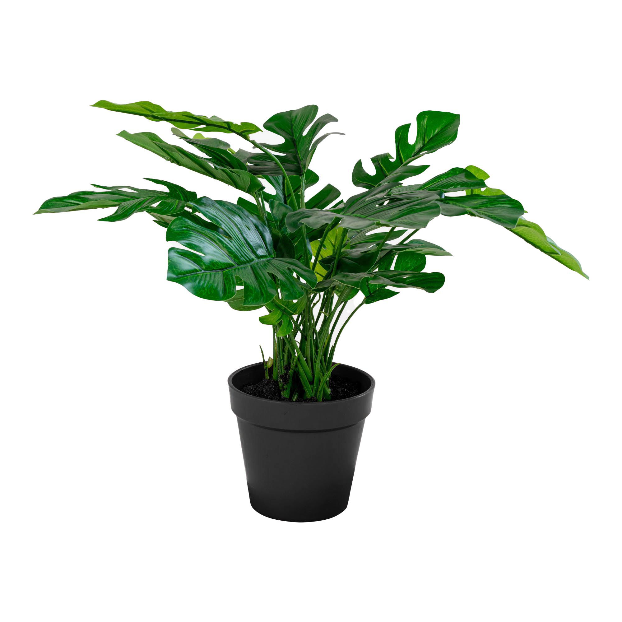9501040-0.jpg Monstera - kunstplant 45 cm - Afbeelding 1