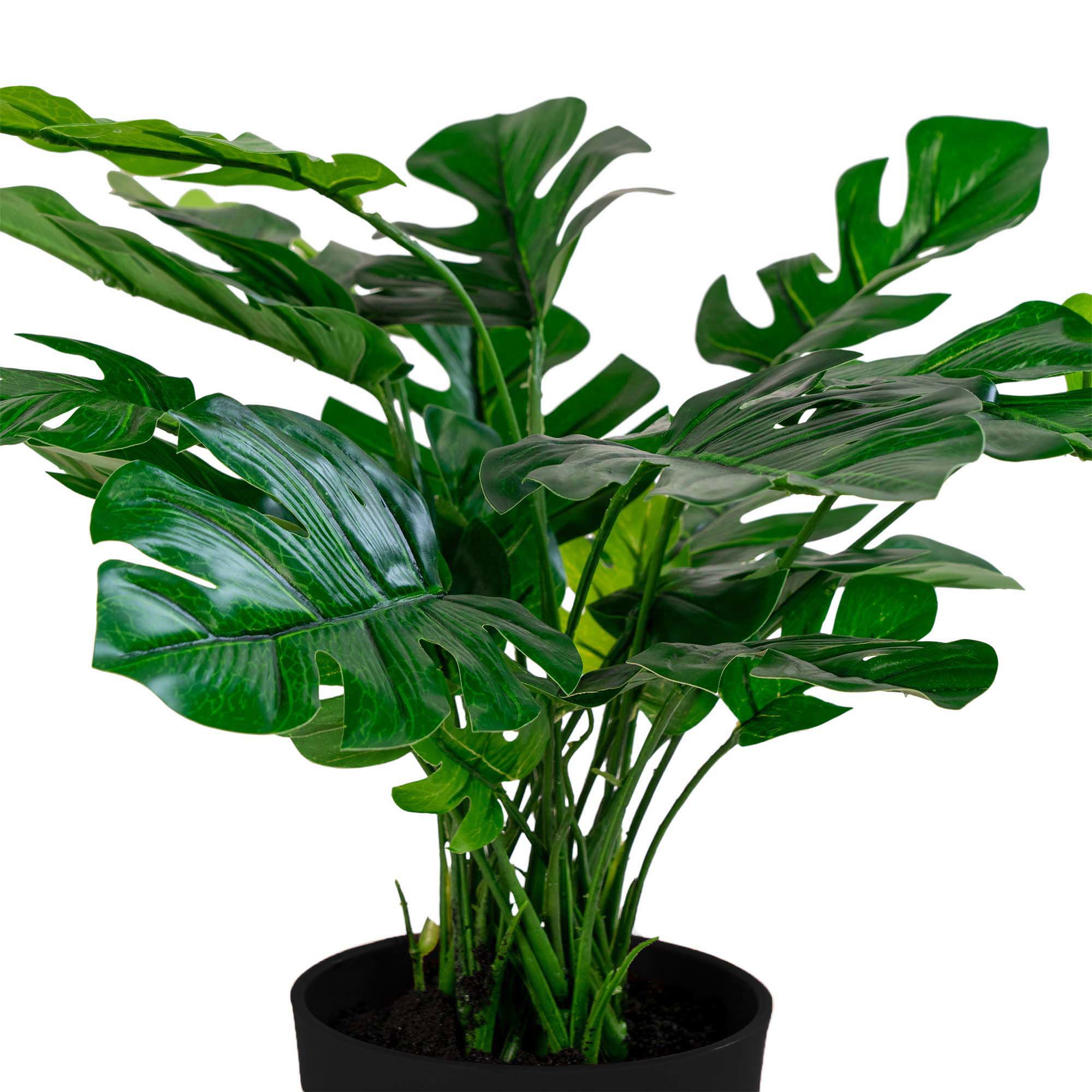 9501040-2.jpg Monstera - kunstplant 45 cm - Afbeelding 3