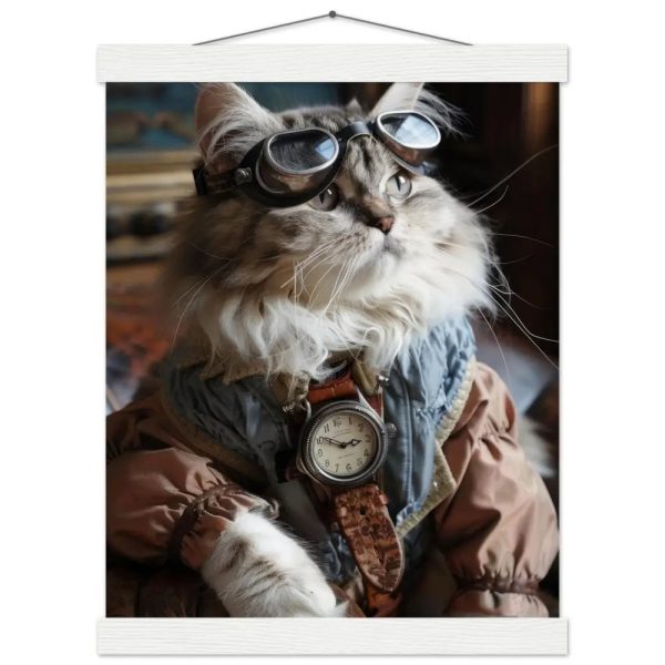 Schoolposter van een vrouwelijke Ragamuffin kat