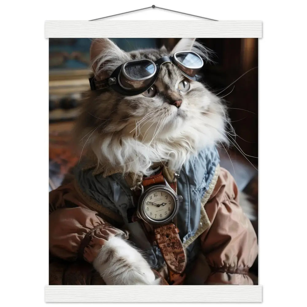 9a6f1cca-1f2a-4fdd-b8a2-ee41cf0246e7-0.jpg Schoolposter van een vrouwelijke Ragamuffin kat - Afbeelding 1