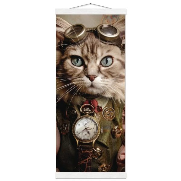 Schoolposter van een vrouwelijke Ocicat kat