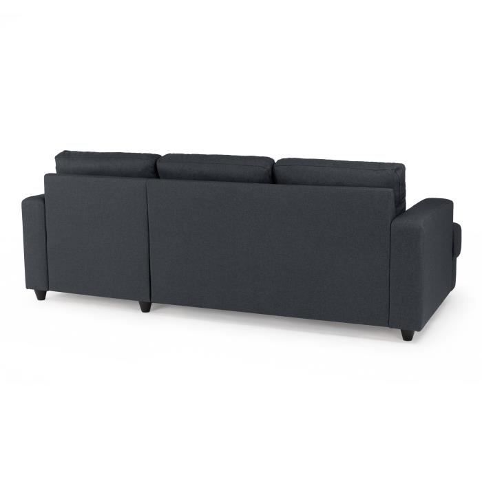 ANDPAULANTH-4.jpg PAUL 4-zits hoekbank rechts - Antracietgrijze stof - Modern - L 215 x D 140 cm - Afbeelding 5