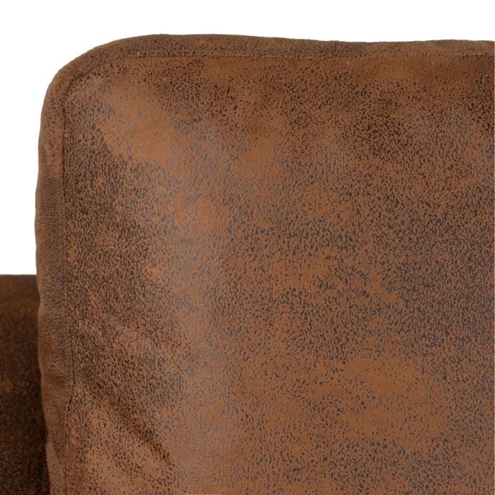 ANDPAULGOBI-5.jpg PAUL 4-zits hoekbank - Vintage bruine stof - Hedendaags - L 215 x D 140 cm - Afbeelding 6