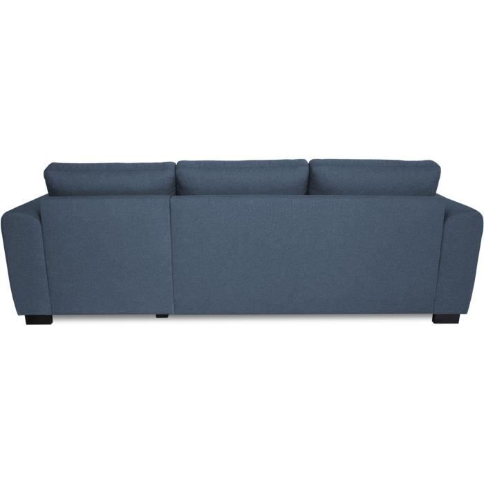 ANGFIXHAMILTONBL-4.jpg Vaste hoekbank - 3 zitplaatsen - Blauwe stof - HAMILTON ZONDER OPBERG- EN BEDFUNCTIE - Afbeelding 5