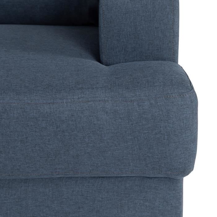 ANGPAULBL-5.jpg PAUL Hoekbank 4 zits links - Blauwe stof - Modern - L 215 x D 140 cm - Afbeelding 6