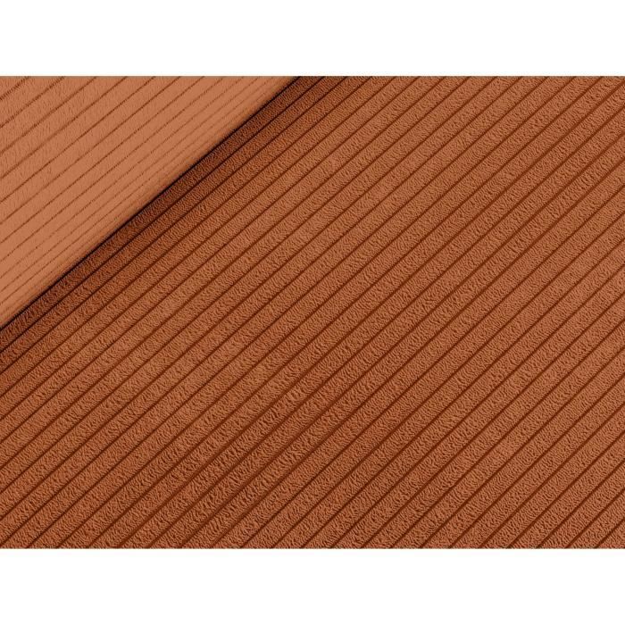 ARTEMISVCOTTER-1.jpg ARTEMIS 4-zits omvormbare hoekbank links - Terracotta ribfluweel - L246 x D174 x H96 cm - Afbeelding 2