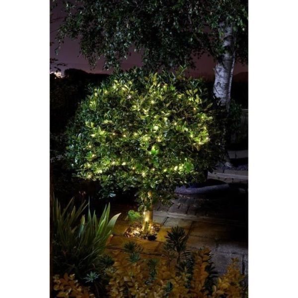 LUCIOLE buitenverlichtingsslinger 200 warm witte LED's SMART GARDEN