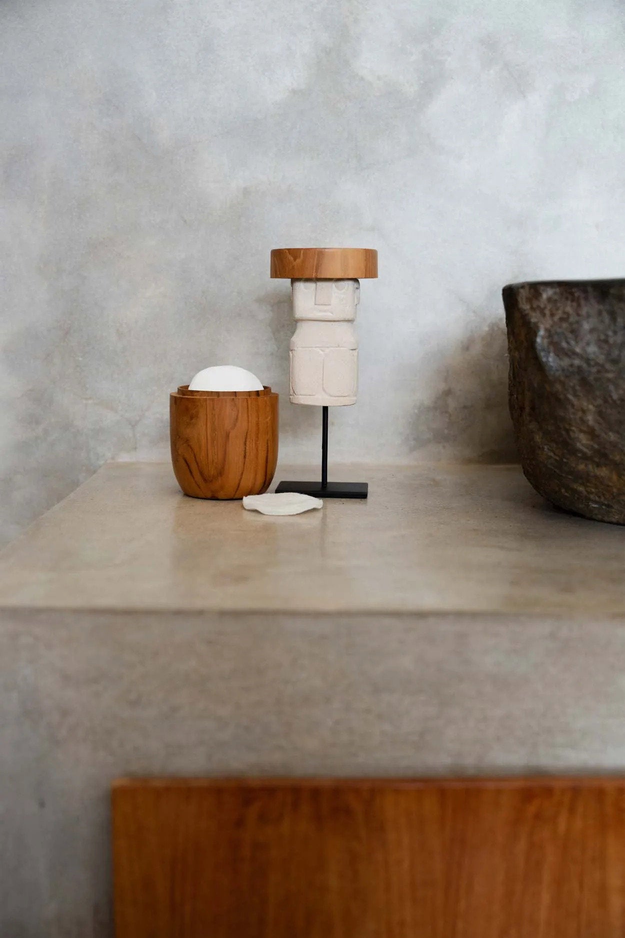 BA006B-W-2.jpg De Sumba Man op stand - Afbeelding 3