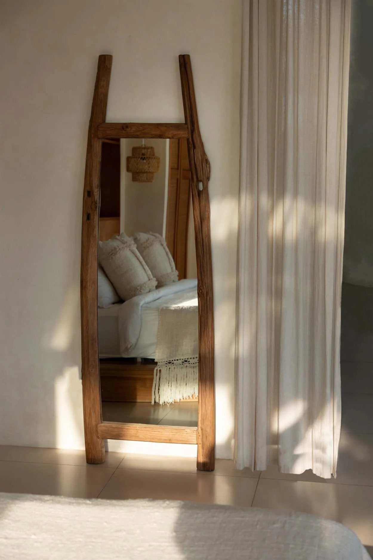 BABAFU001N-1.jpg De Fabulook Kleedkamer Spiegel - Natuurlijk - Afbeelding 2