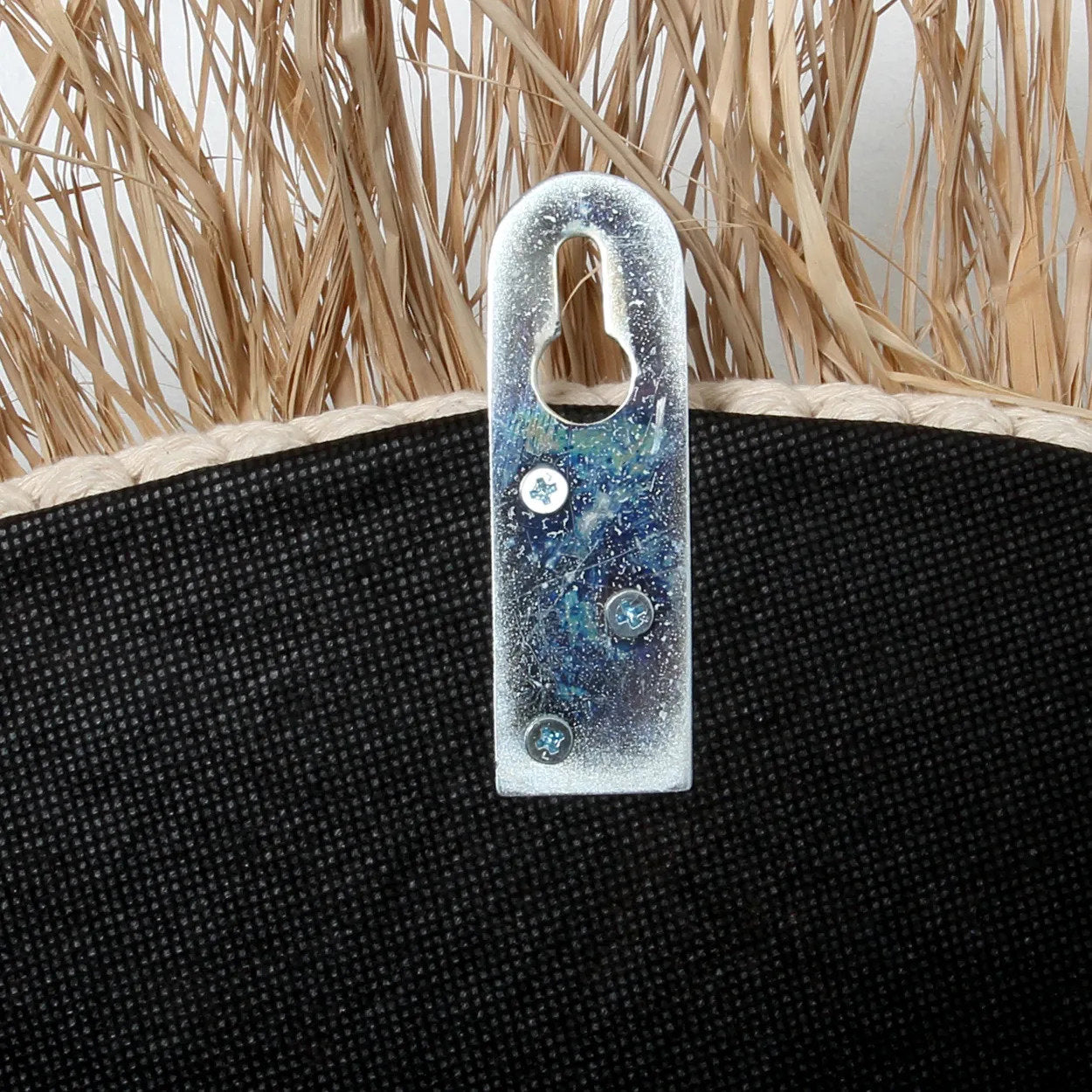 BALE067NW-L-75-8.jpg De Raffia Cowrie Spiegel - Natuurlijk Wit - Afbeelding 9