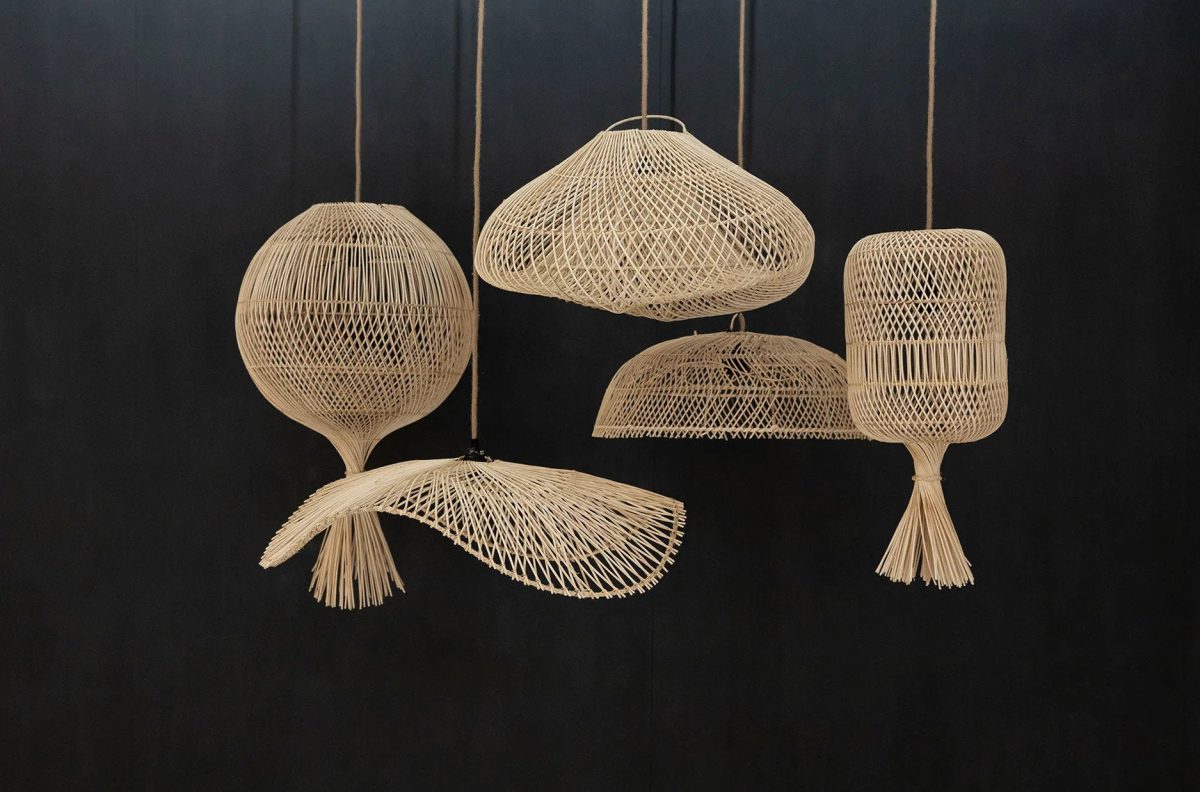 De Dumpling Vloerlamp - Hanglamp - Natuurlijk - L - Afbeelding 5