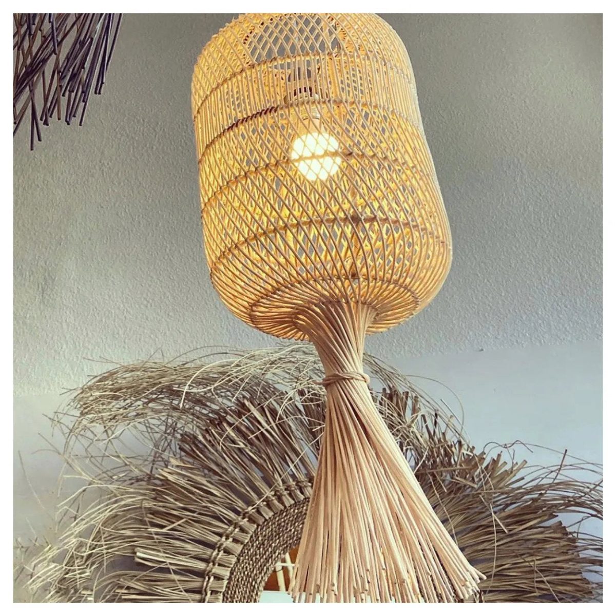 De Dumpling Vloerlamp - Hanglamp - Natuurlijk - M - Afbeelding 3