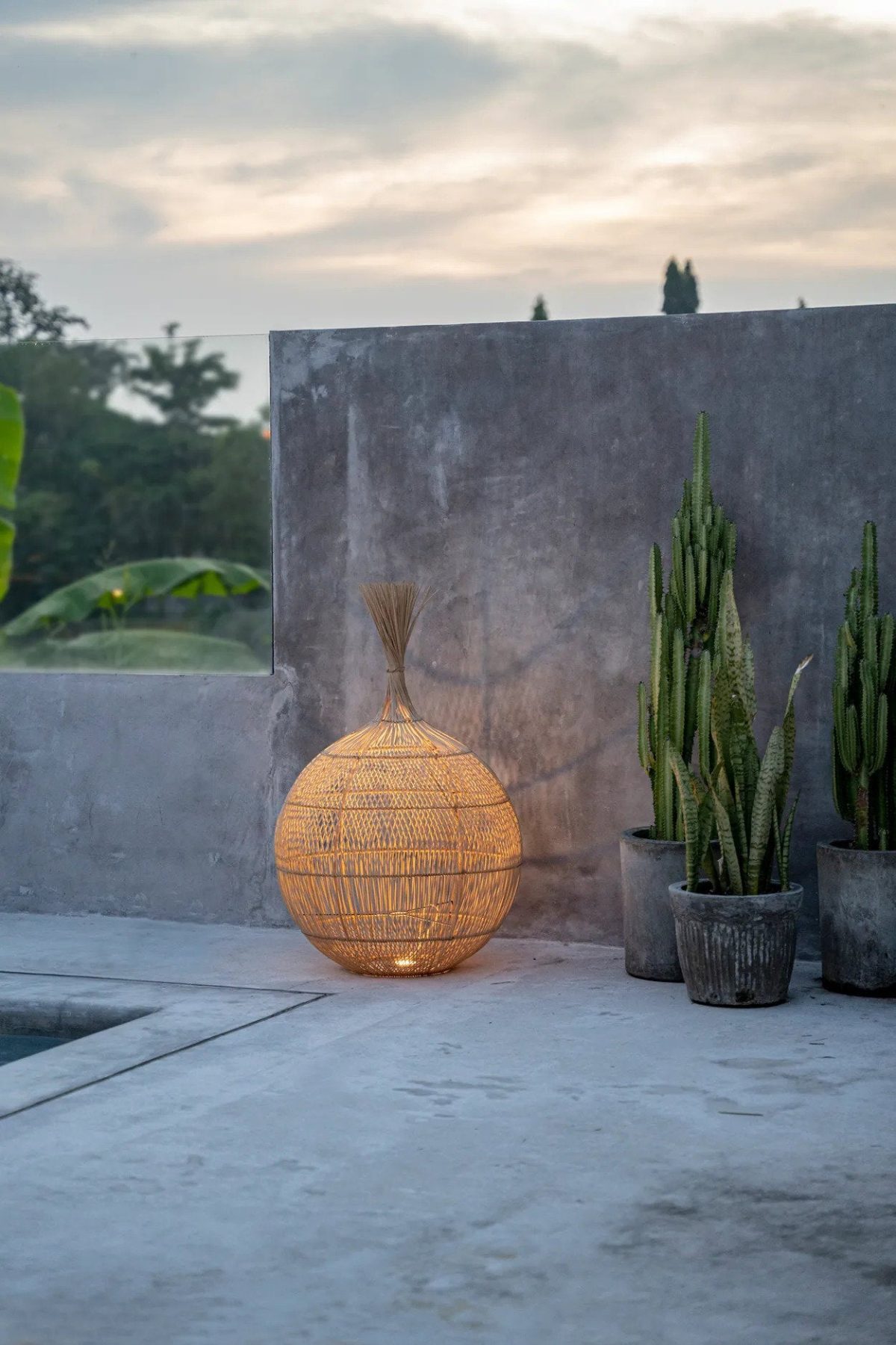 De Wonton Vloerlamp - Hanglamp - Natuurlijk - Afbeelding 2