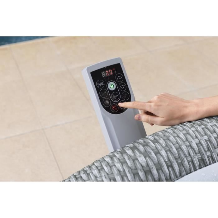 BES6941607369715-4.jpg BESTWAY Opblaasbare Spa - Lay-Z-Spa Bali - 140 luchtjets - 196 x 71 cm - 4 tot 6 plaatsen - Rond (afdekking, cartridge, diffuser) - Afbeelding 5