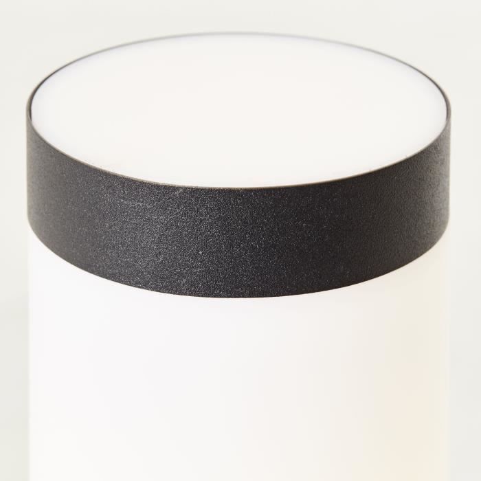BRI4004353391095-3.jpg BRILJANT - DODY Buitenpaal - inclusief sensor - kleur zwart - metaal/kunststof E27 LED 1x10W - Afbeelding 4