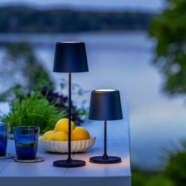 KAAMI BRILLIANT LED tafellamp - Zwart - Buiten - 2W - IP44 - Metaal en kunststof