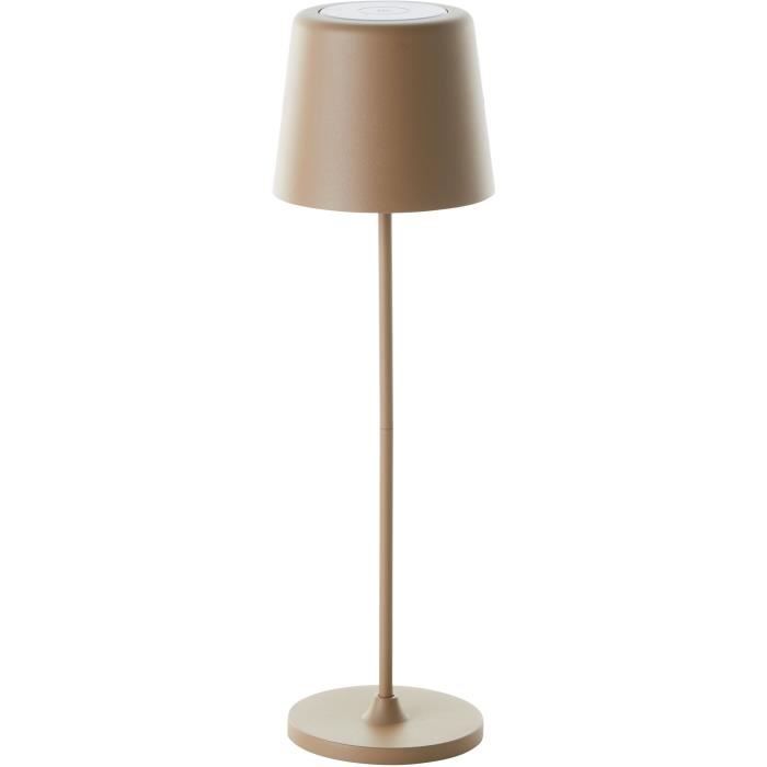 BRI4004353428227-0.jpg KAAMI BRILLIANT LED tafellamp - Metaal en kunststof - Cappuccino - 2W - IP44 - Afbeelding 1
