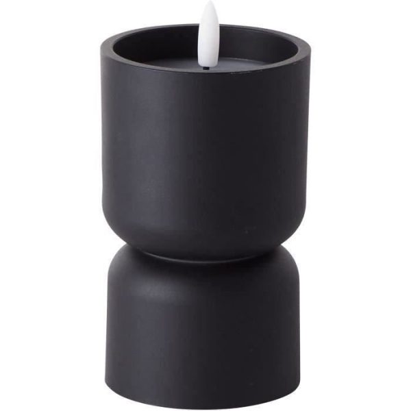 Buitentafellamp - BRILLIANT - LOVERE - Kaarsvorm - Kunststof - 3 W - Zwart