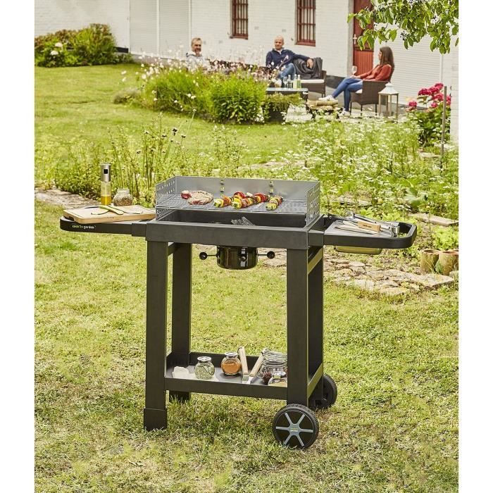 COO3326880017189-2.jpg Houtskoolbarbecue - COOK'IN GARDEN - EASY 60 - Zwart - Afbeelding 3