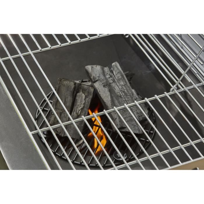 COO3326880017189-3.jpg Houtskoolbarbecue - COOK'IN GARDEN - EASY 60 - Zwart - Afbeelding 4