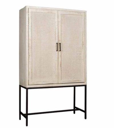 Carini Opbergkast gebroken wit 110 cm