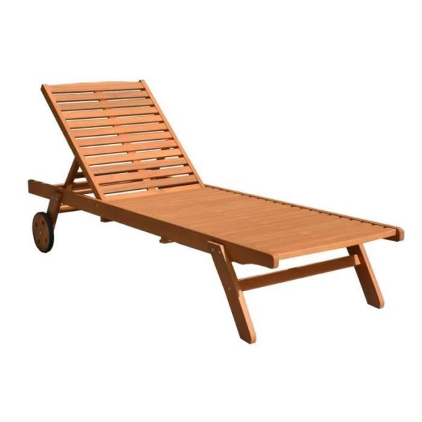 FINLANDK RAUHA FSC eucalyptus ligstoel 195 x 71x 33 cm