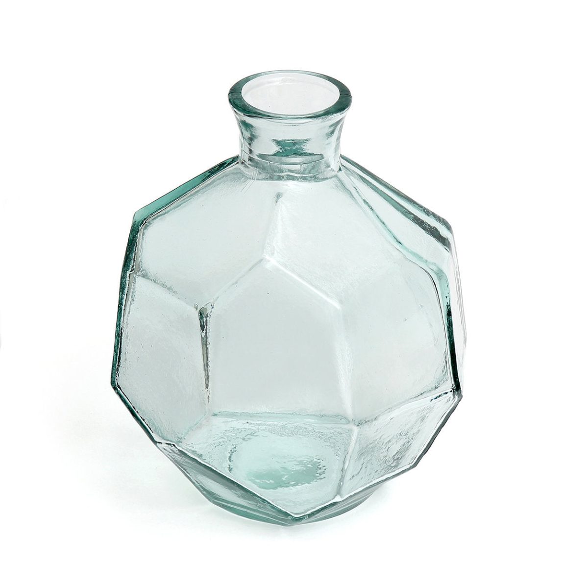 De Ronde Origami Vaas - Blauw - Afbeelding 1