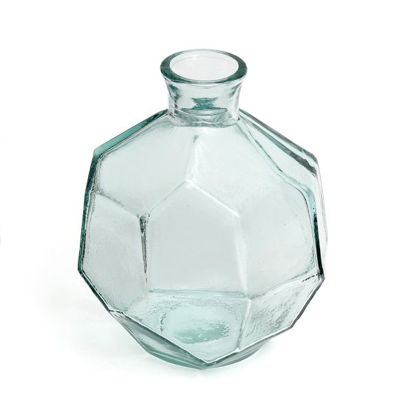 De Ronde Origami Vaas - Blauw