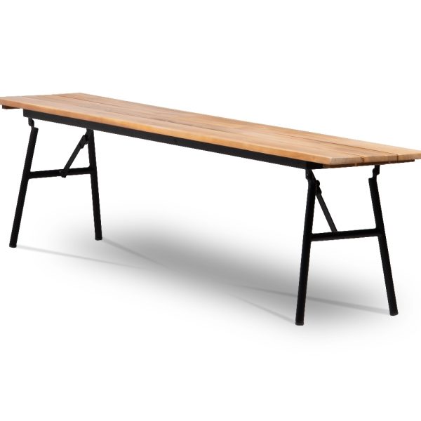 Vouwbank Vernon - Hout Acacia Licht Uiterlijk