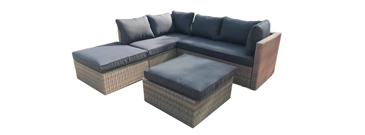 Almadia Modulo Lounge Hoekset - 4 stuks - Natuurlijk Kobo Grijs - Afbeelding 2