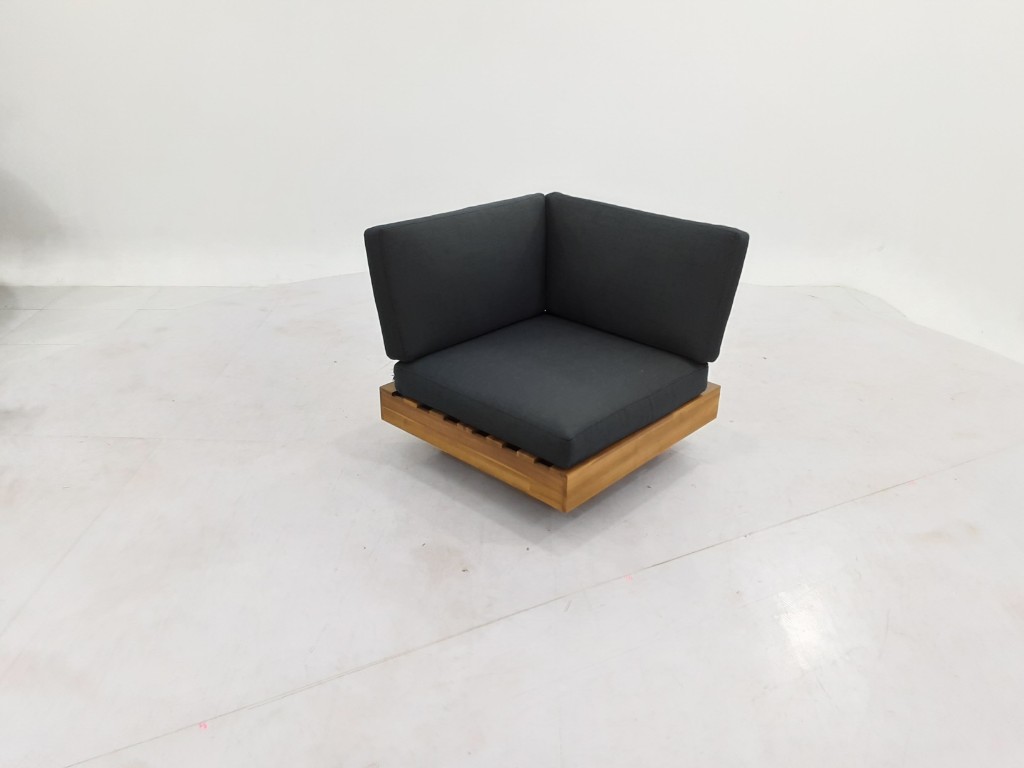 FINX0202020604807145B161100000-0.jpg Los Angeles Lounge Hoekstuk 984 - Staal Zwart - Afbeelding 1