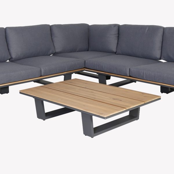 Lota Lounge Hoekset - 3 stuks - Antraciet