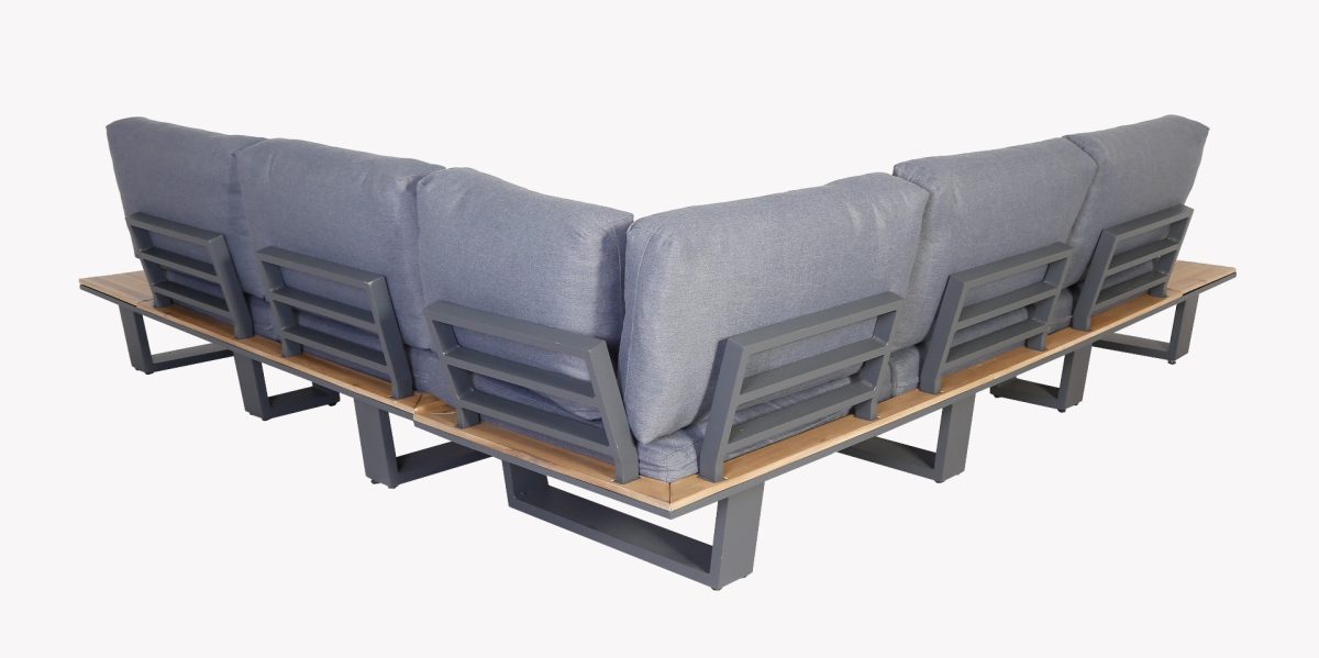 Lota Lounge Hoekset - 3 stuks - Antraciet - Afbeelding 4
