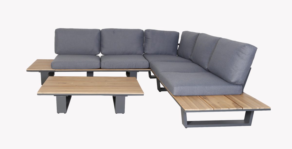 Lota Lounge Hoekset - 3 stuks - Antraciet - Afbeelding 6
