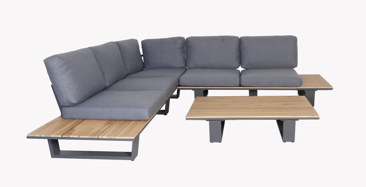 Lota Lounge Hoekset - 3 stuks - Antraciet - Afbeelding 7