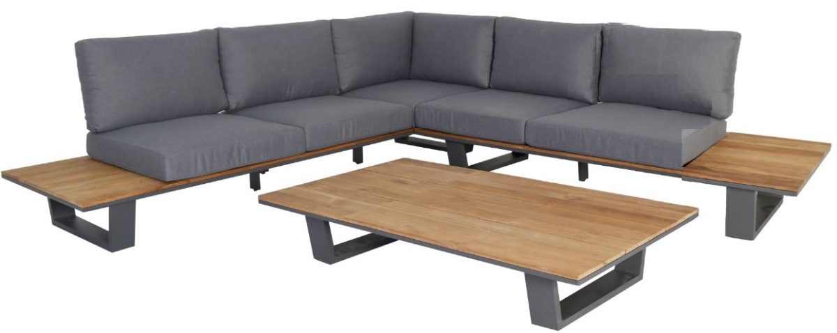 Lota Lounge Hoekset - 3 stuks - Antraciet - Afbeelding 8