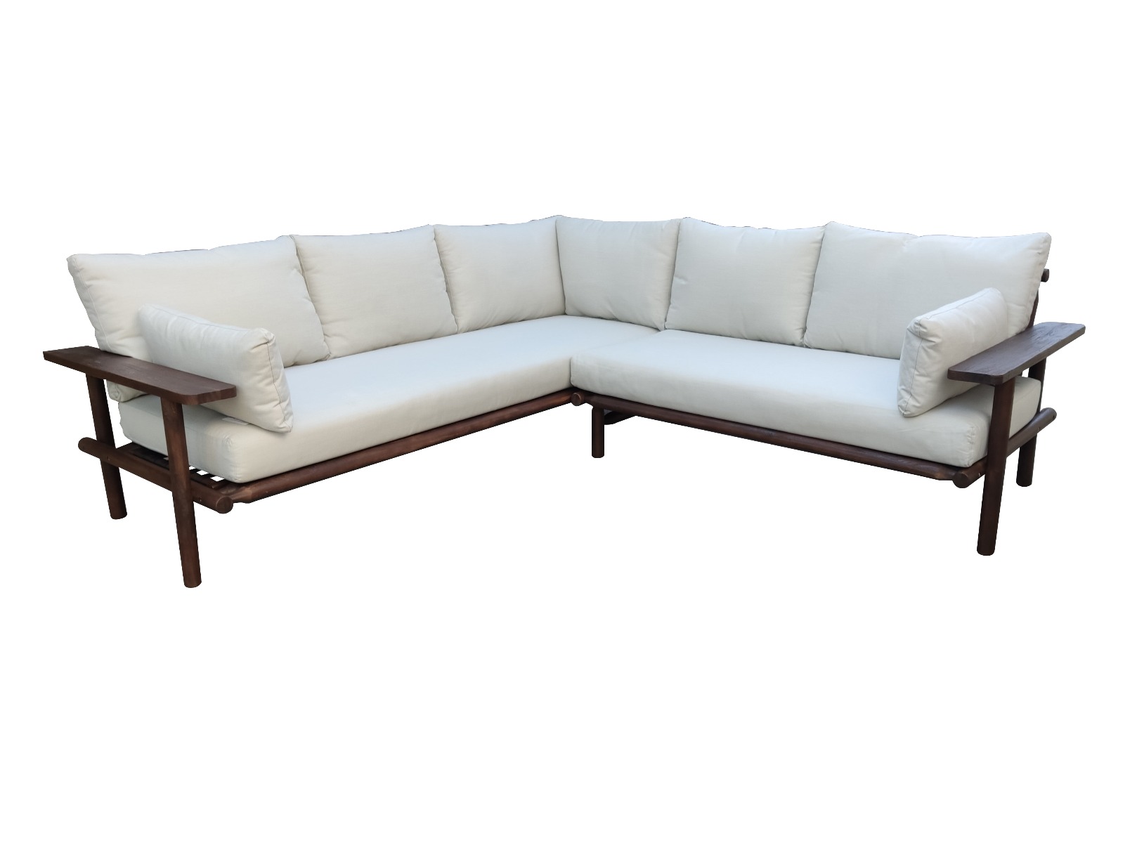 FJ540000020637202735C901000100-2.jpg Laruna Lounge Hoek Set - 2 stuks - Hout Acacia Vintage Donker Teak Look - Afbeelding 3