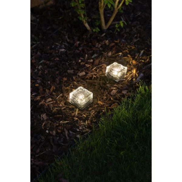 GALIX G4470 zonne-energie ijsblokje - 1 LED - H7cm